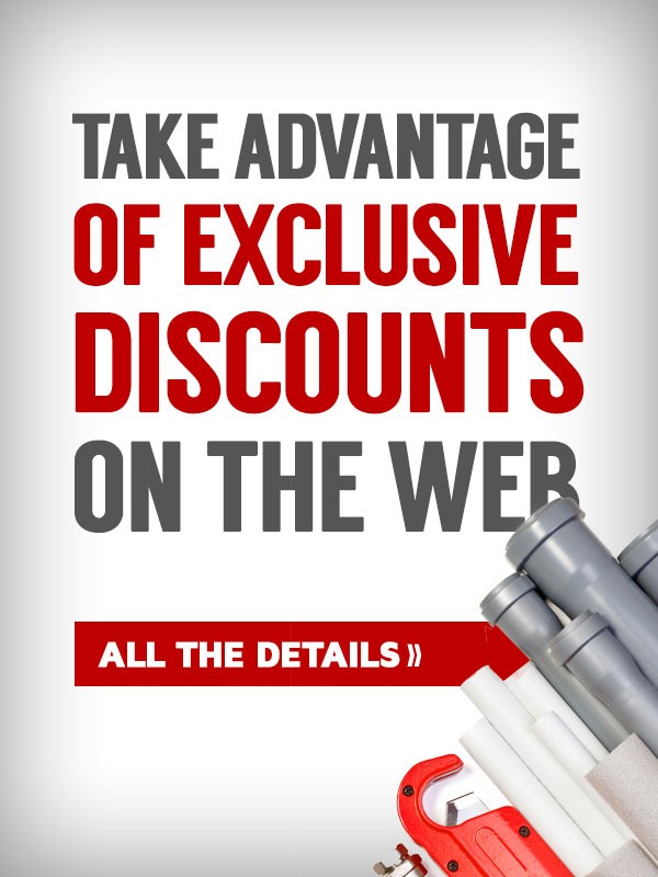 Exclusive discounts on the web
